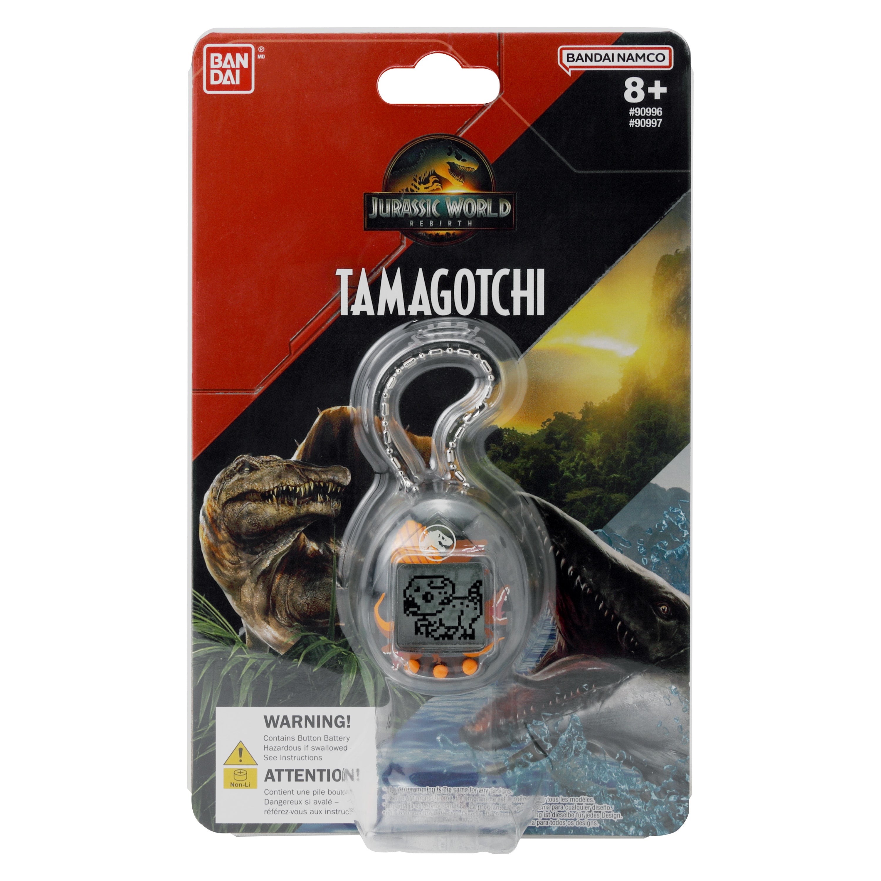 Tamagotchi Nano Jurassic World Rebirth Spinosaurus