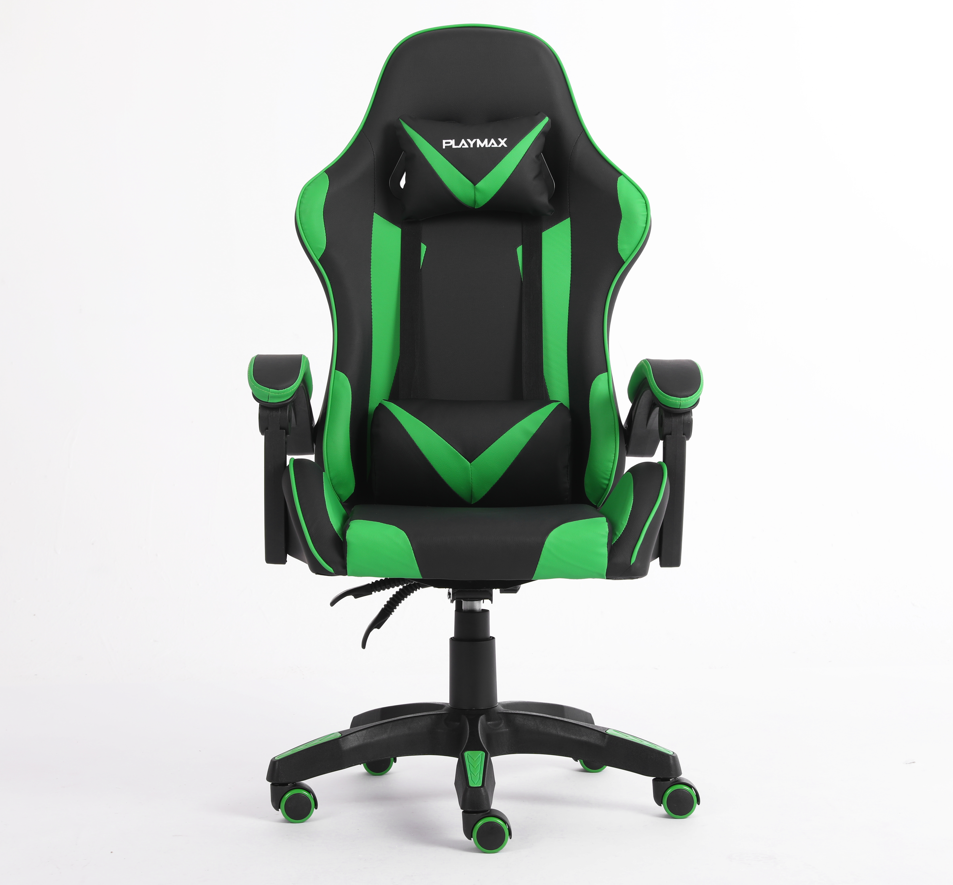 Playmax Gaming Chair Green/Black