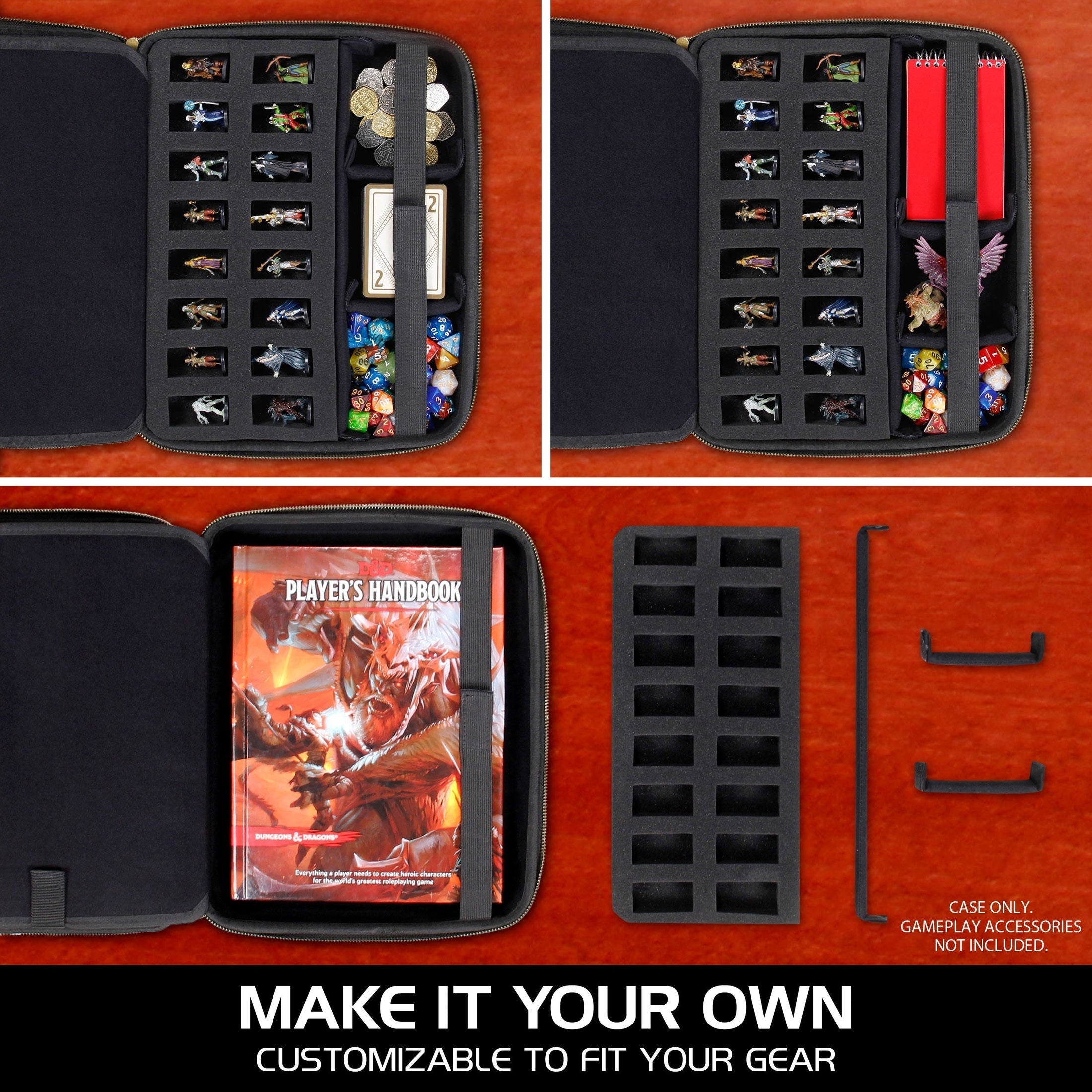 ENHANCE Tabletop Gaming RPG Organizer Case