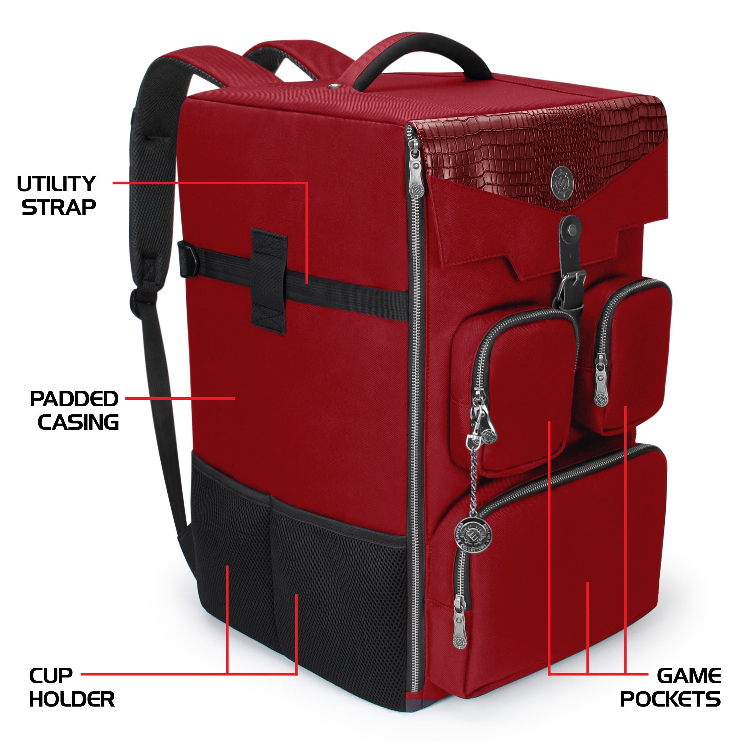 Enhance Collectors Edition Tabletop Game Box Backpack - Red