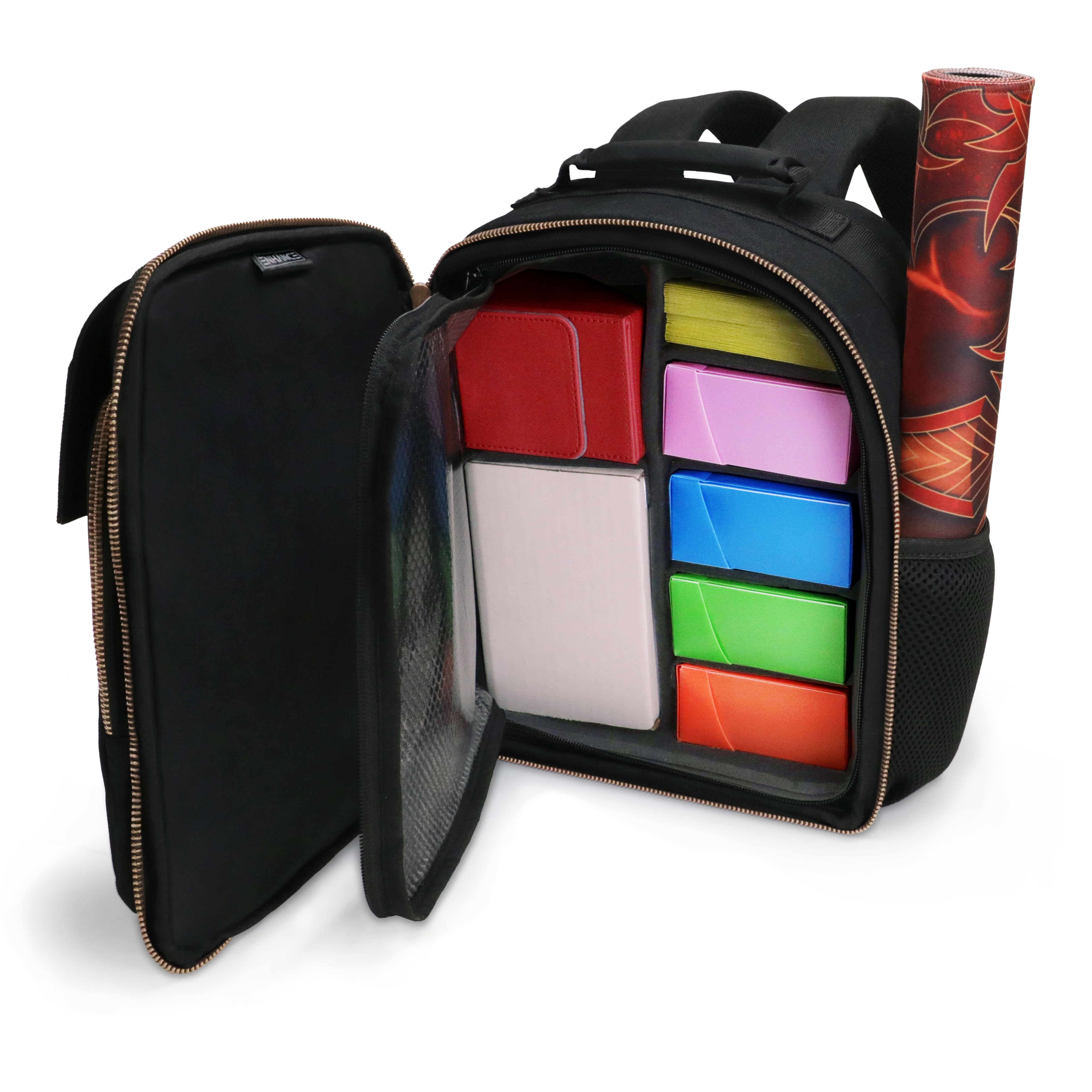 Enhance Tabletop Compact Trading Card Backpack Black
