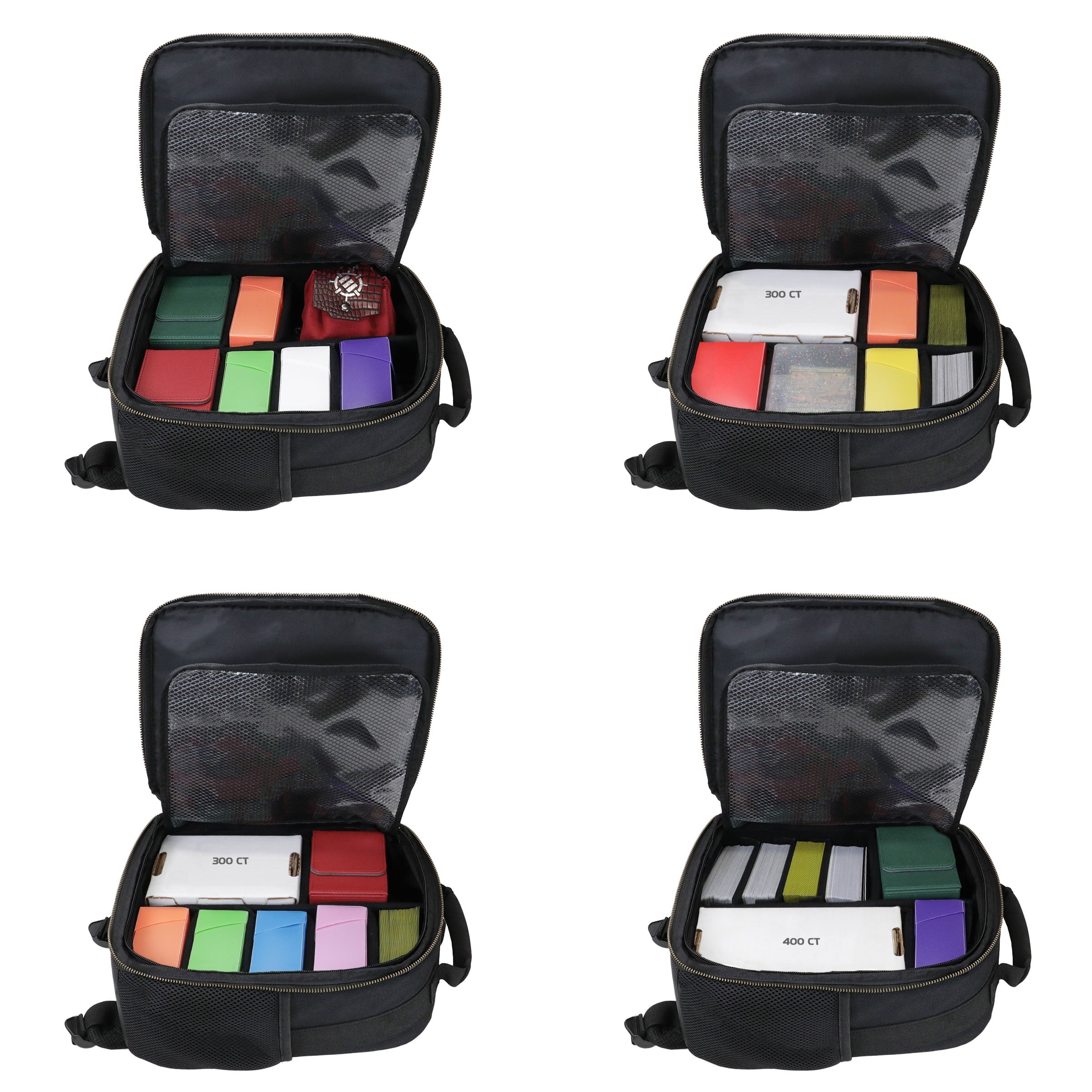 Enhance Tabletop Compact Trading Card Backpack Black
