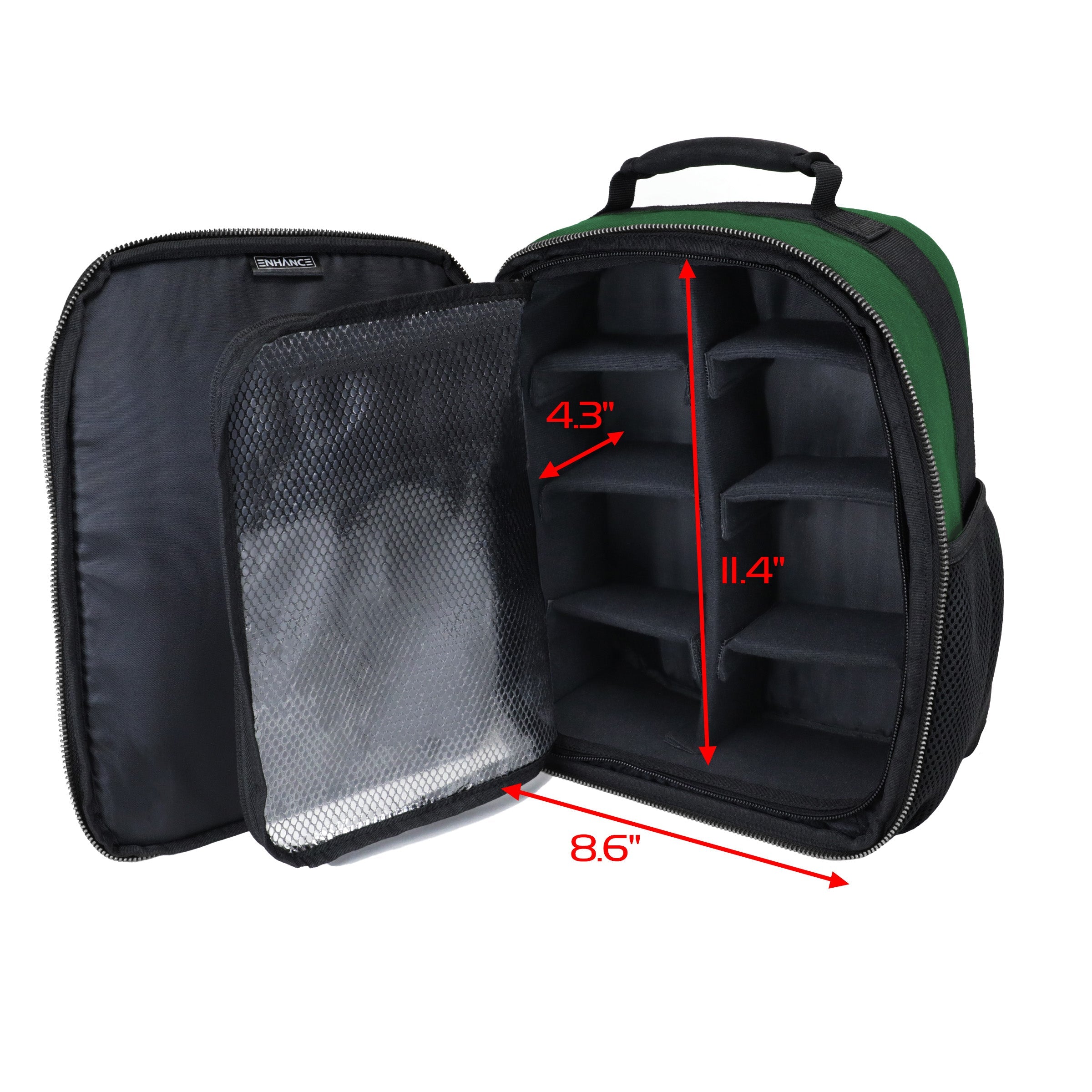 Enhance Tabletop Collectors Edition Compact Trading Card Backpack - Green