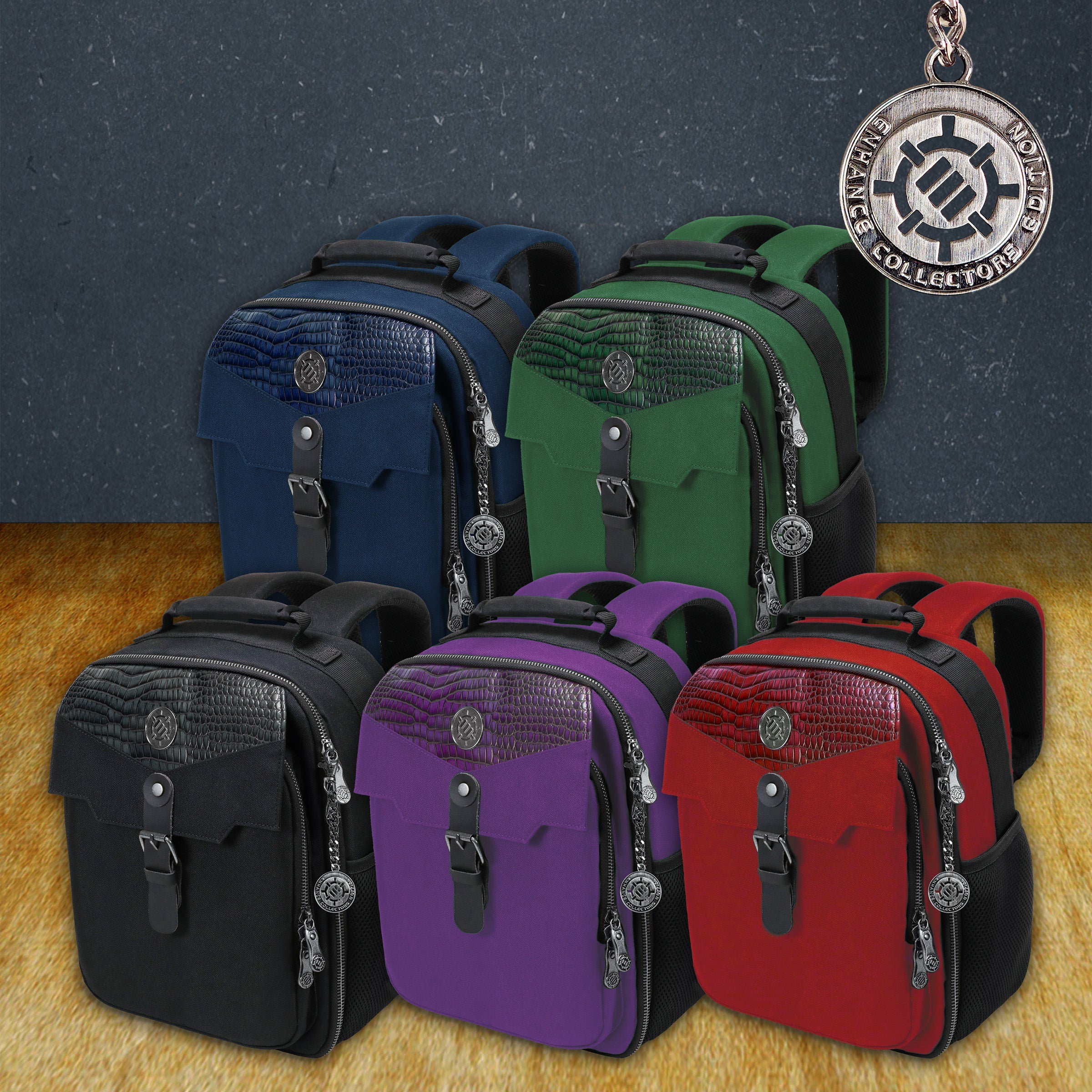Enhance Tabletop Collectors Edition Compact Trading Card Backpack - Red