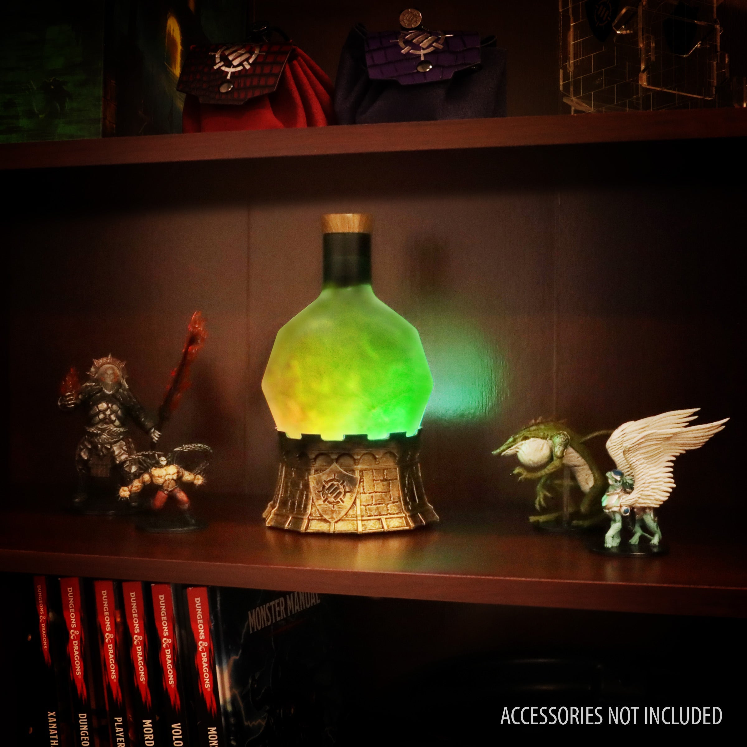 ENHANCE Gaming Sorcerer's Potion Light with Swirling Mystical Brew (Green)