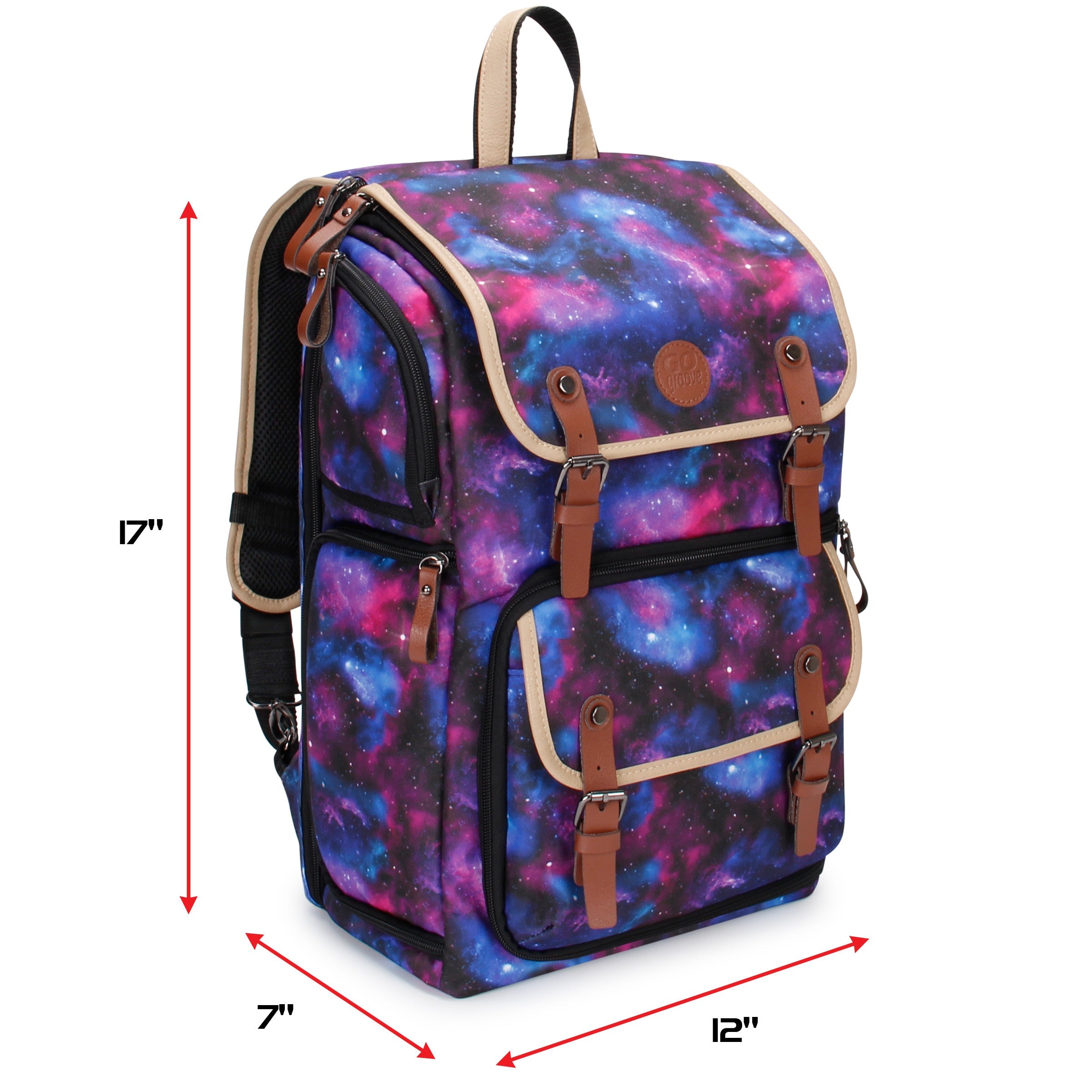 ENHANCE Designer Edition Full Size Trading Card Storage Box Backpack Galaxy