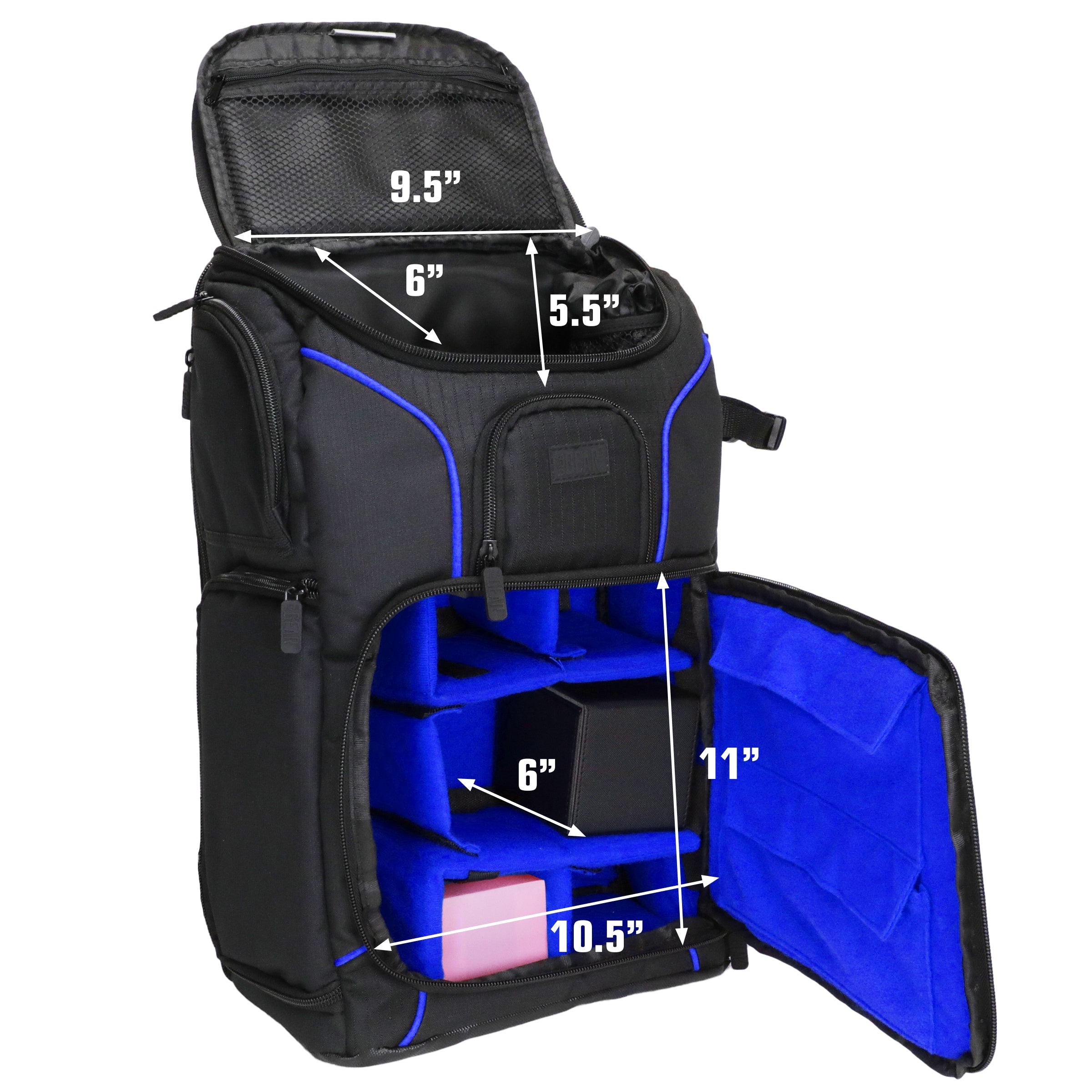 USA GEAR S17 Card Backpack - Blue