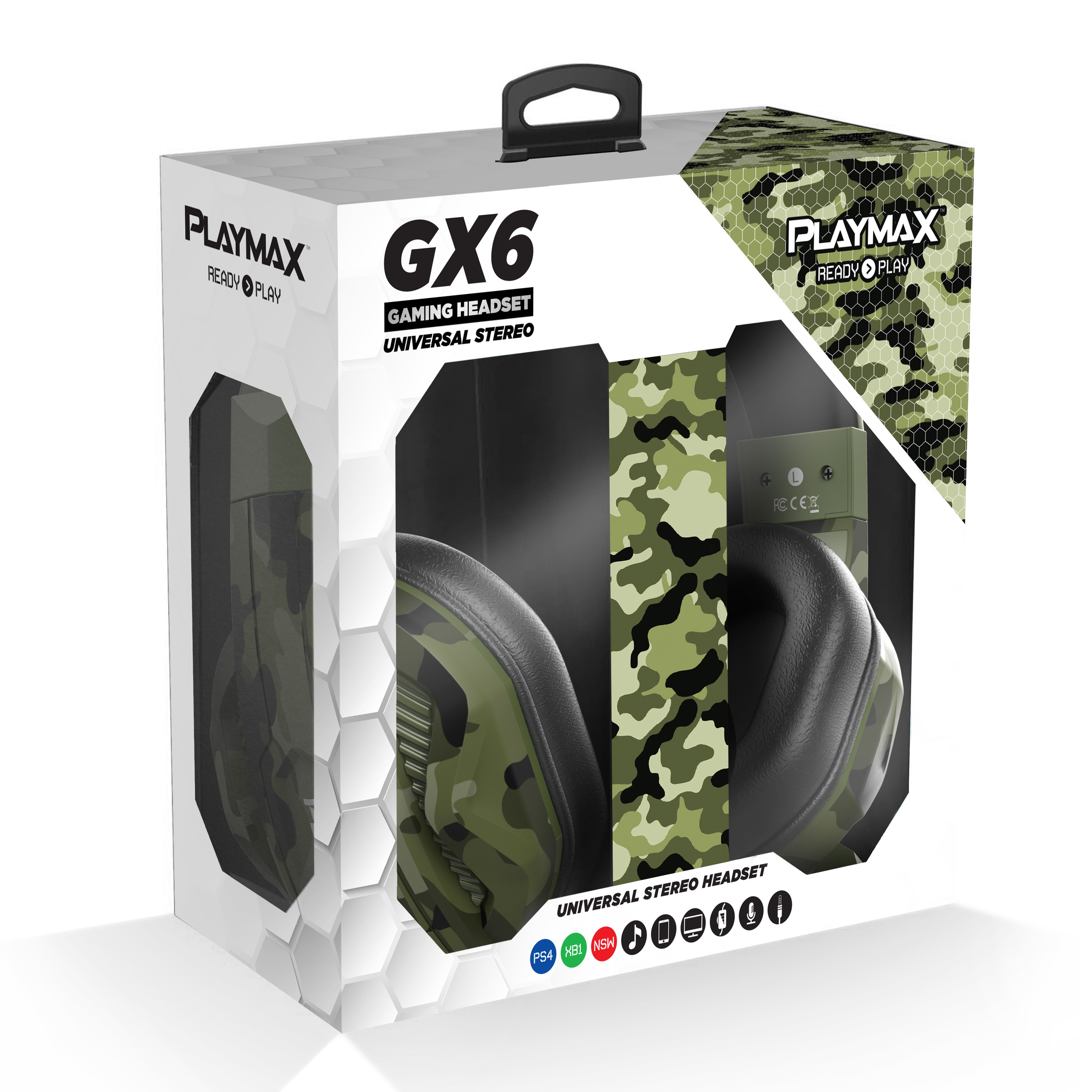 Playmax GX6 Universal Headset - Jungle