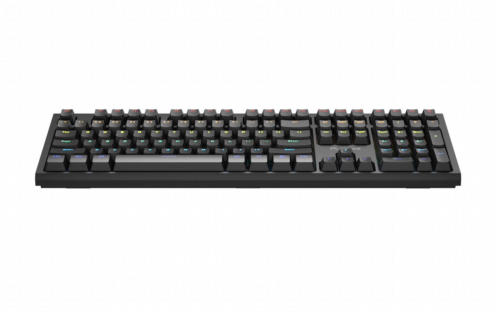 Playmax PRO Black Mechanical Gaming Keyboard (Purple Bonus key caps)