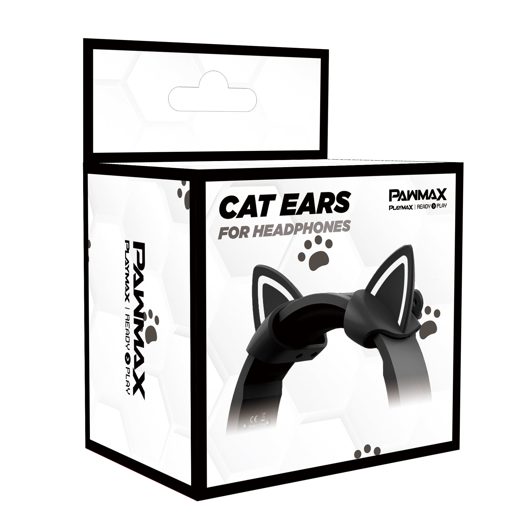 Playmax Cat Ears - Black/White