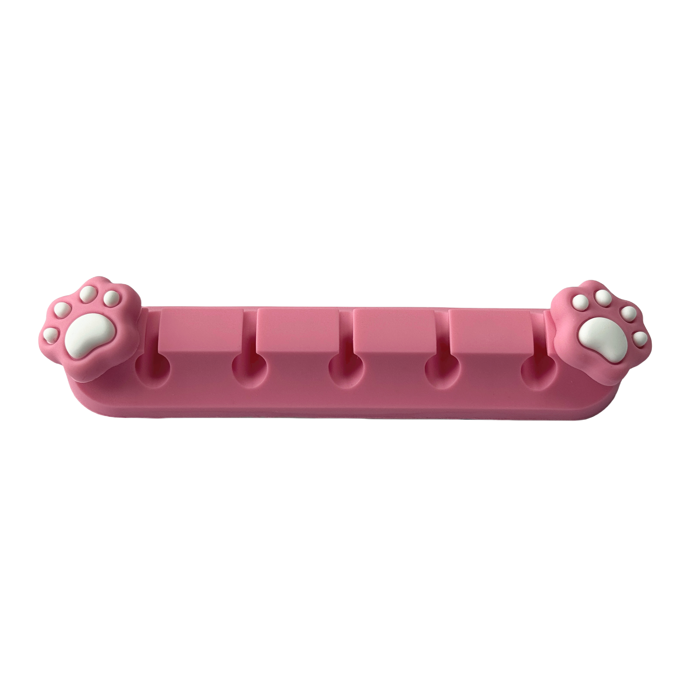 Playmax Paw Print Cable Management Pink/White