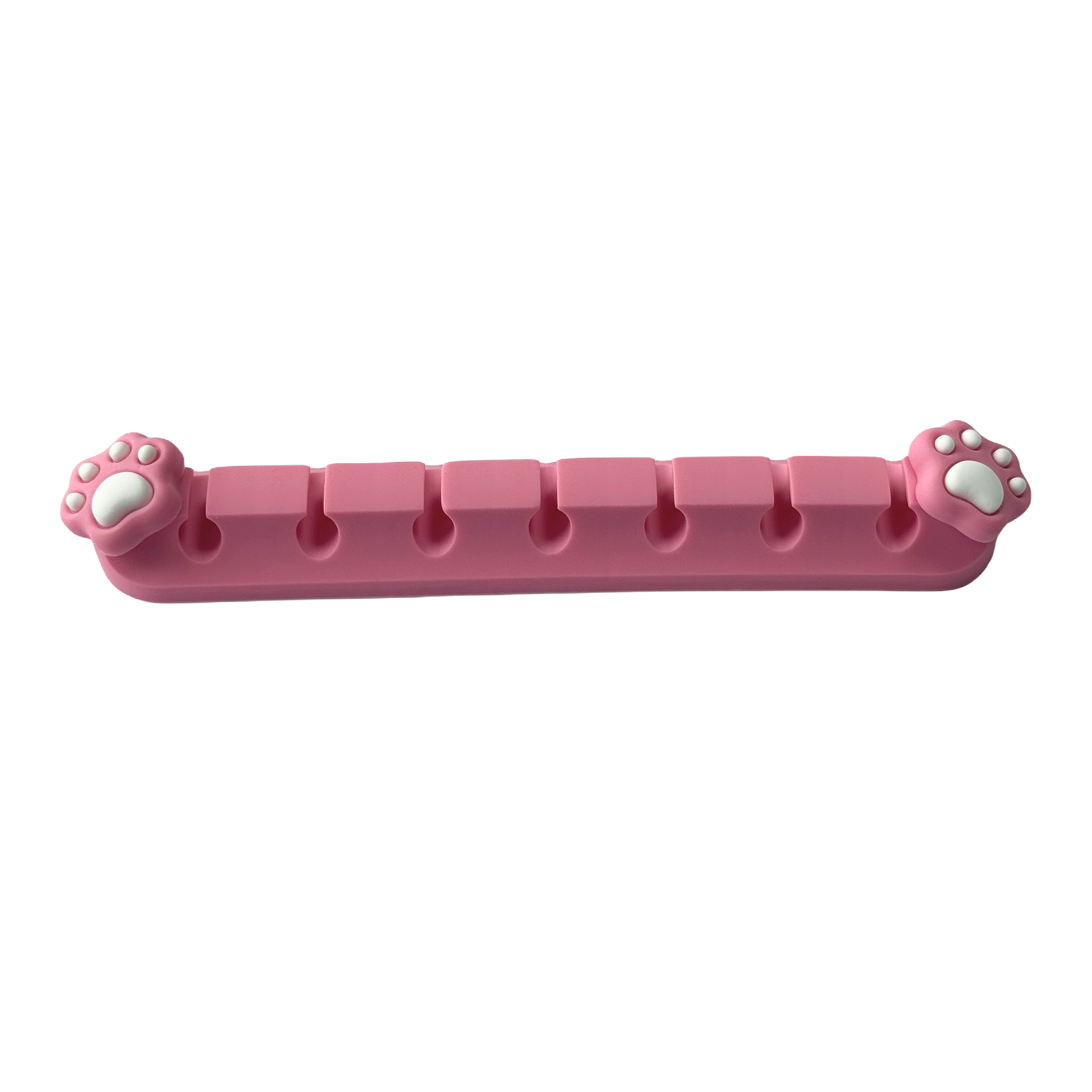 Playmax Paw Print Cable Management Pink/White