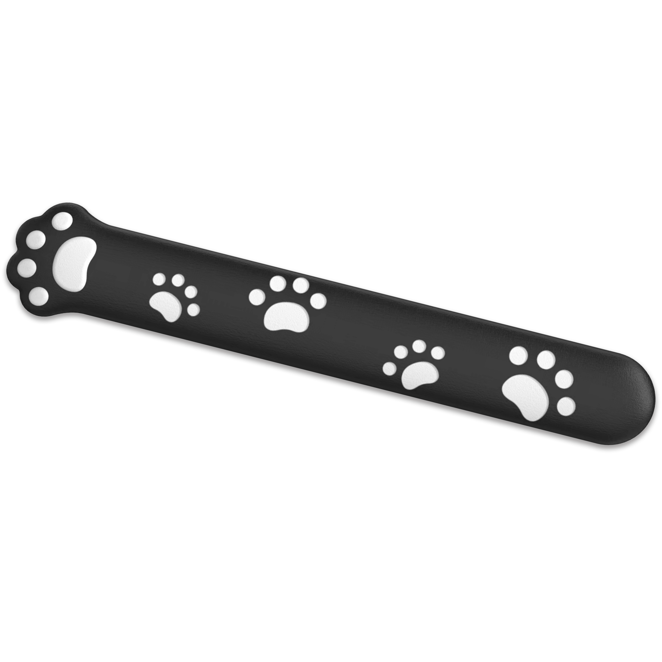 Playmax Paw Print Wrist Rest - Black and White