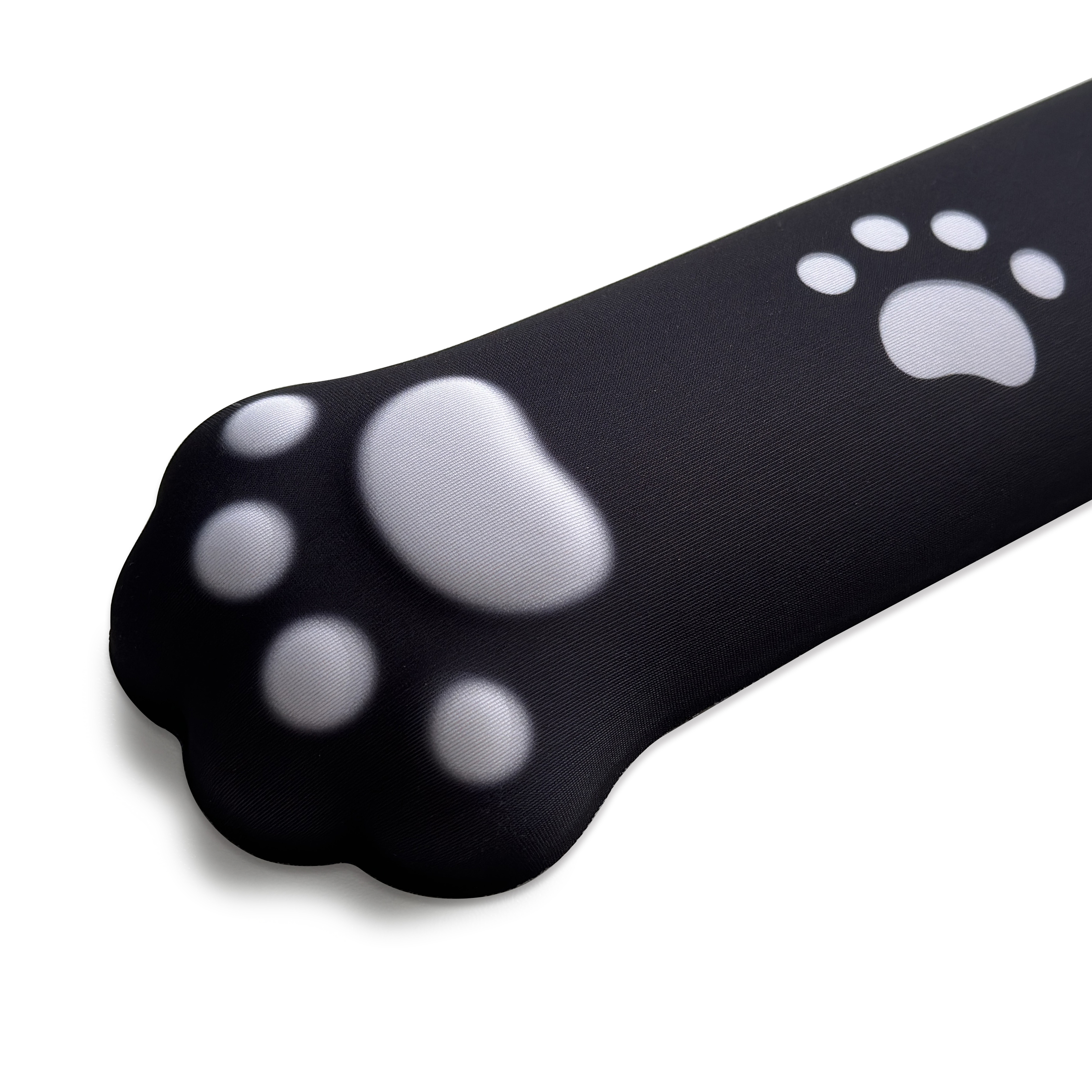 Playmax Paw Print Wrist Rest - Black and White