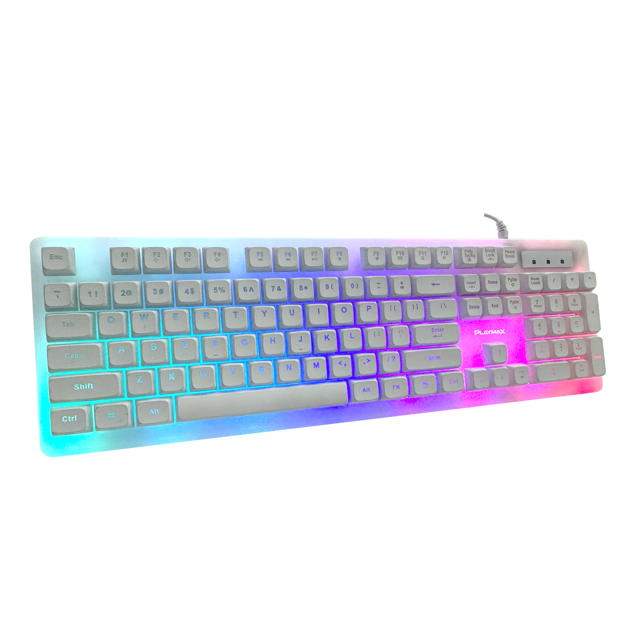 Playmax Aurora keyboard - White