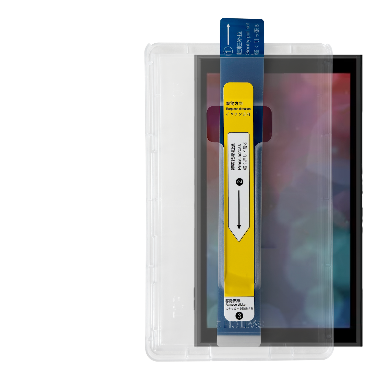 Playmax Switch 2 Tempered Glass Screen protector with applicator